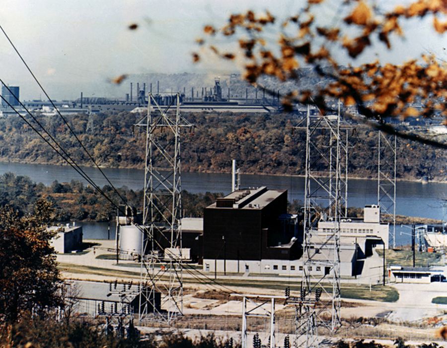 Archive: Shippingport Atomic Power Station reactor — historic U.S. Department of Energy photograph (public domain). Not the 10 September 2026 Aligned Project Phoenix groundbreaking, not a data-center construction still, not Holder/Kokosing day-of photography, and not the redeveloped natural-gas energy campus.