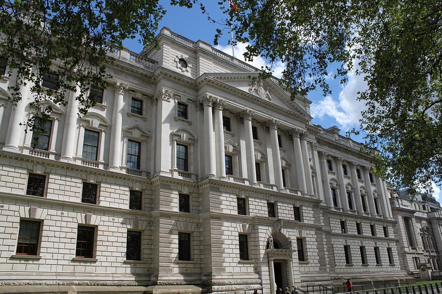 Archive: 1 Horse Guards Road, Whitehall, London — UK Export Finance premises — UK Export Finance (Open Government Licence v1.0). Not the September 2026 UK–Philippines partnership signing, not day-of ministers or UKEF executives, and not a Manila ceremony still.