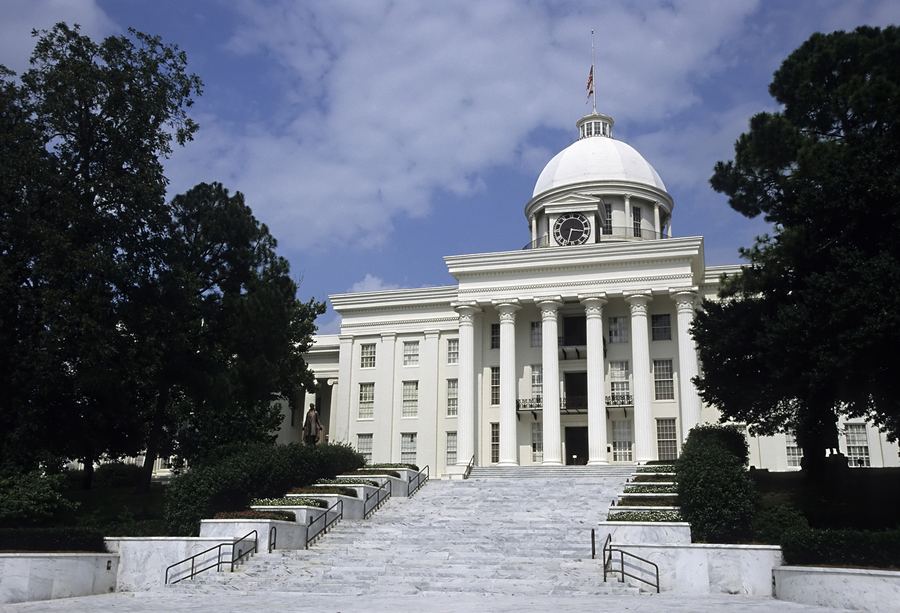 Archive photo: the Alabama State Capitol in Montgomery, 1997.