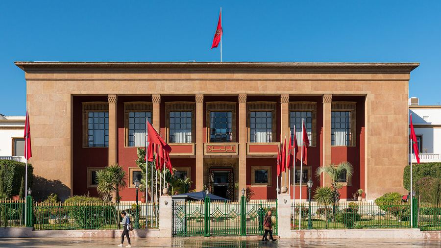 Archive photo: the Parliament of Morocco on Avenue Mohammed V in Rabat, March 2019.