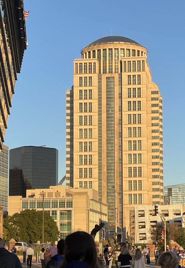 Archive photo: the Thomas F. Eagleton U.S. Courthouse in St. Louis, home of the Eighth Circuit, September 2022.