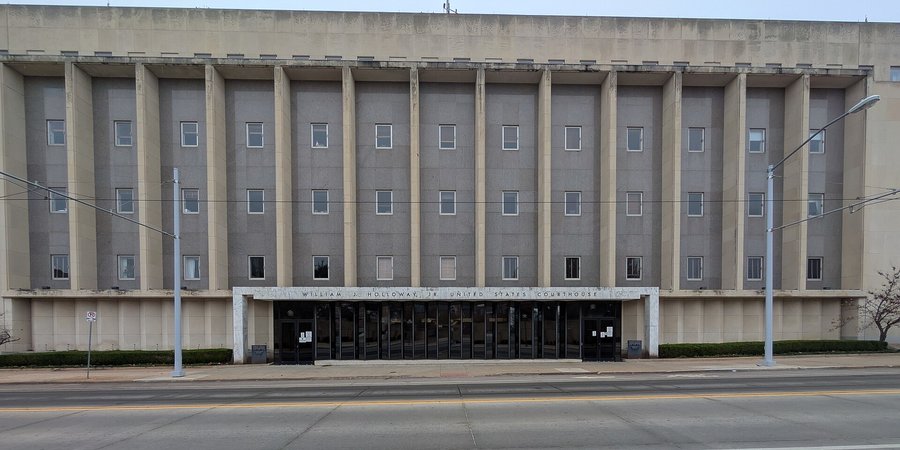 Archive photo: the William J. Holloway Jr. United States Courthouse in Oklahoma City, December 2025.