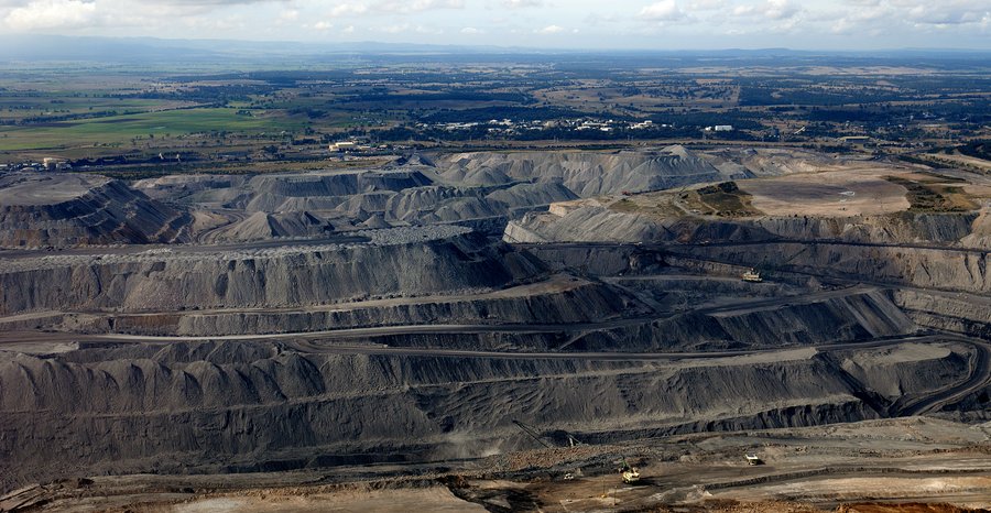 Archive photo: an open-cut coal mine in the Hunter Valley of New South Wales, the coal region where the Mount Pleasant mine operates, in July 2011.