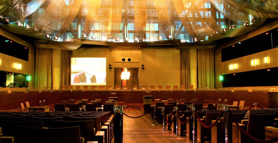 Archive photo: the grand courtroom of the Court of Justice of the European Union in Luxembourg in May 2009.