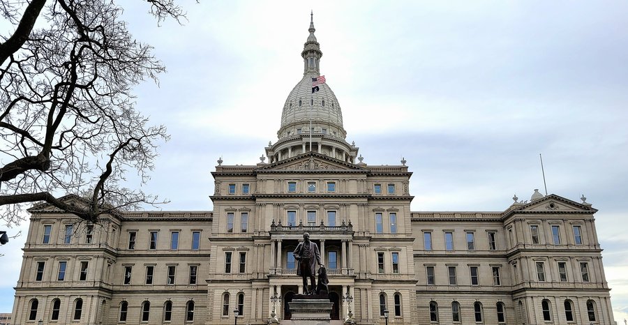 Archive photo: the Michigan State Capitol in Lansing in 2024.