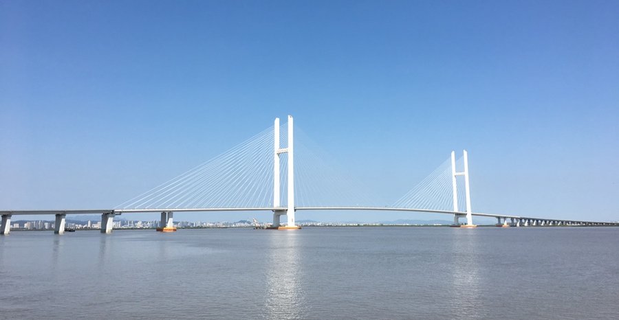 Archive photo: the New Yalu River Bridge between Dandong, China, and Sinuiju, North Korea, in September 2016.