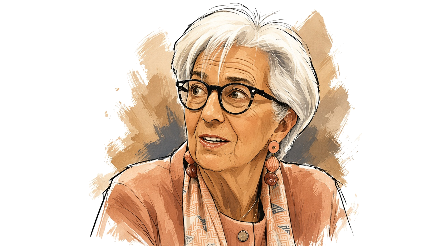 Christine Lagarde, president of the European Central Bank, at a European Parliament hearing, March 2025.